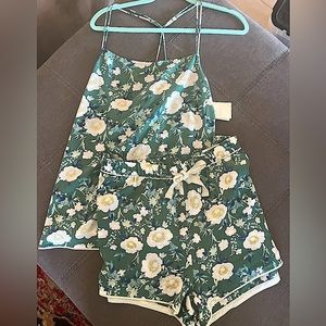 Stars Above Floral 2-Piece Sleepwear Set, XXL, NWT